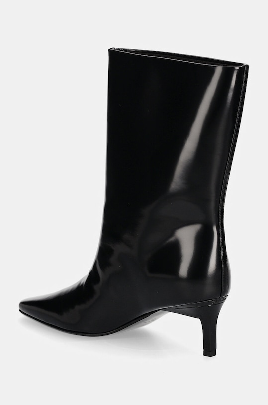 Кожаные ботинки HEEL MID BOOT 50 LTH Calvin Klein, черный — фото 3
