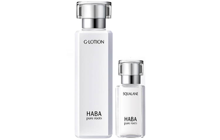 Набор для ухода за кожей squalane pure beauty oil + hydrating softening lotion g lotion: увлажняющий, смягчающий, успокаивающий HABA, Softener 180ml + beauty oil 15ml — фото 3