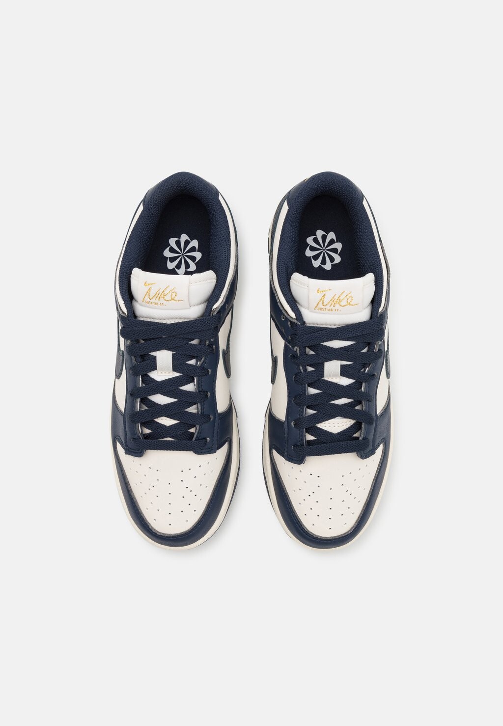 Кроссовки на шнуровке DUNK Nike, темно-синий — фото 4