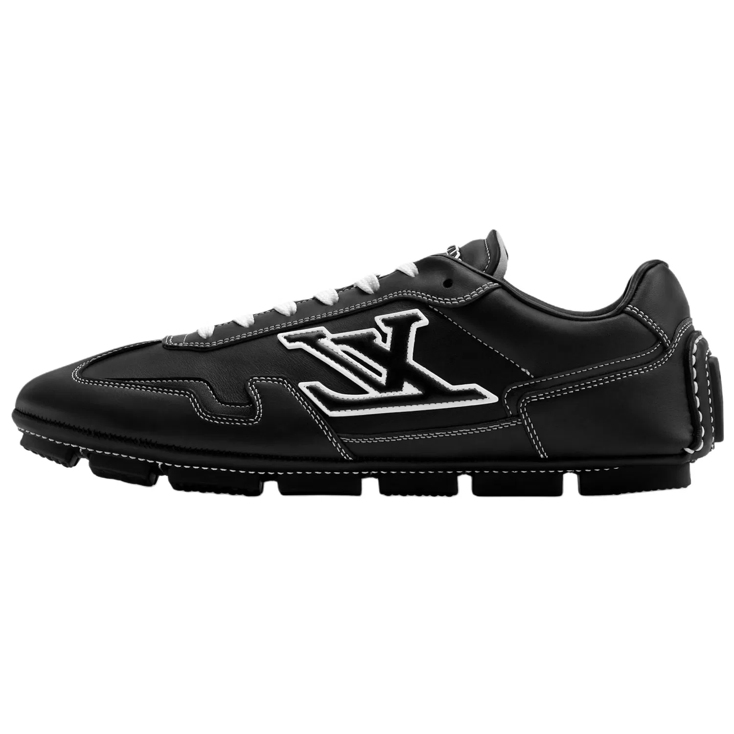Кроссовки кожаные LOUIS VUITTON Rally Low Top Black