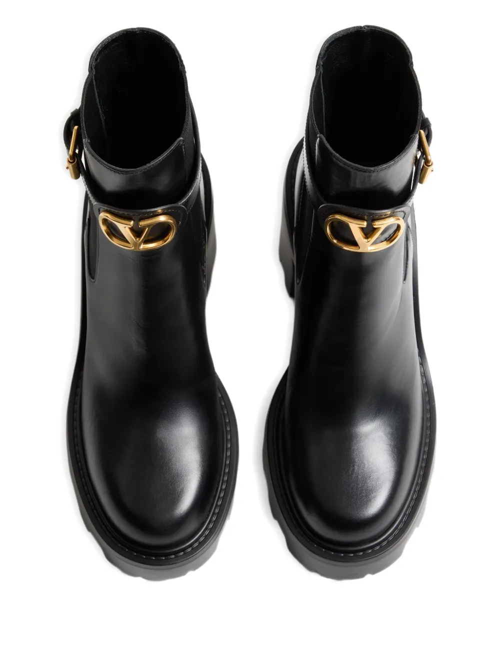 Ботильоны челси с логотипом VLogo Signature VALENTINO GARAVANI, черный — фото 4