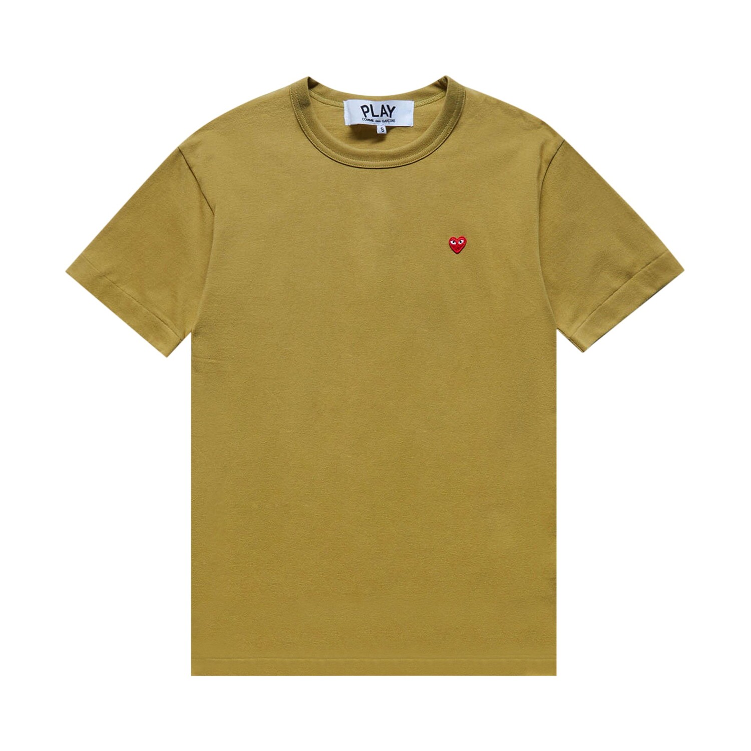 

Футболка Comme des Garçons PLAY с маленьким сердечком, оливковый