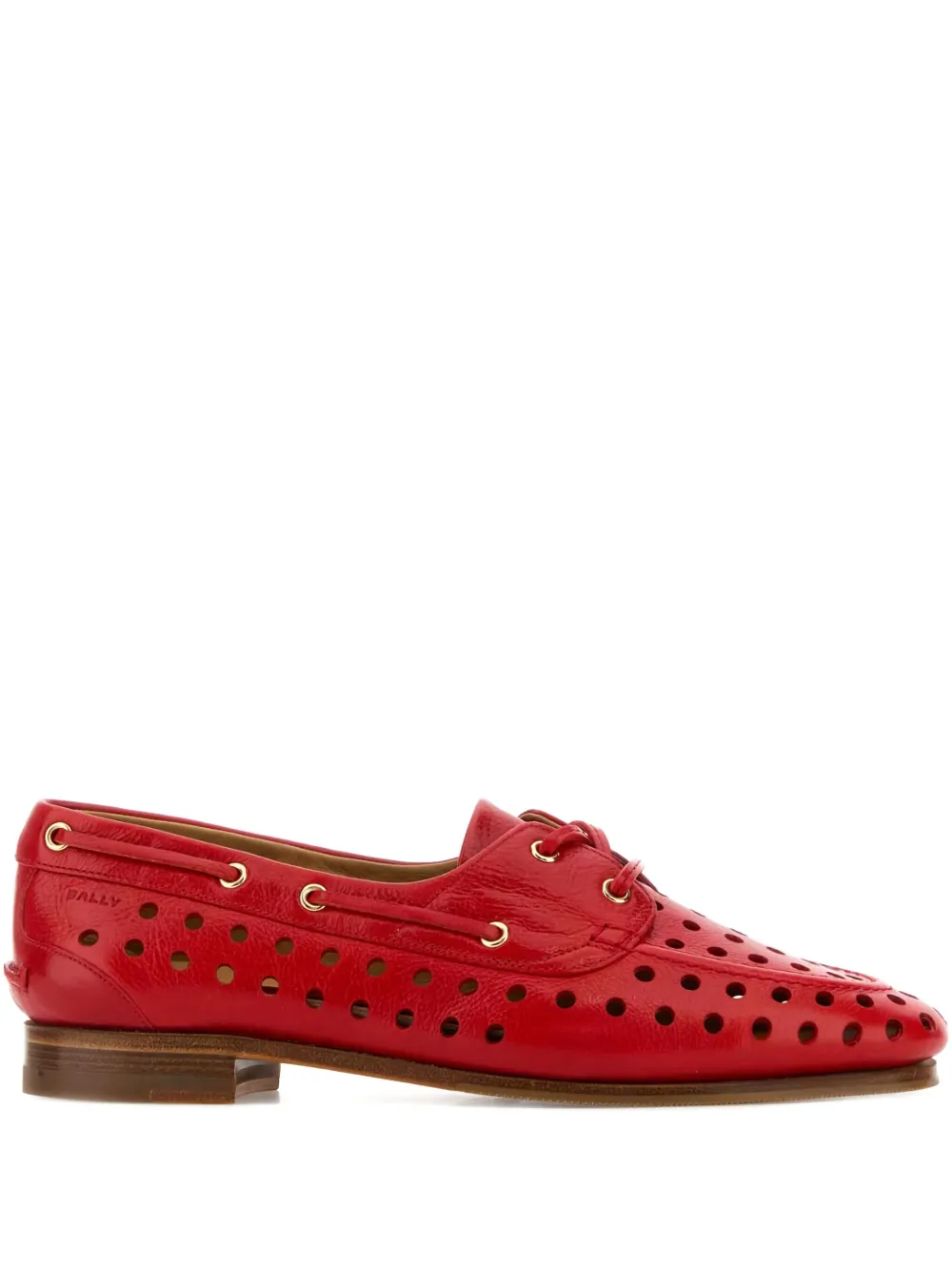 Туфли Party на шнуровке Bally, красный