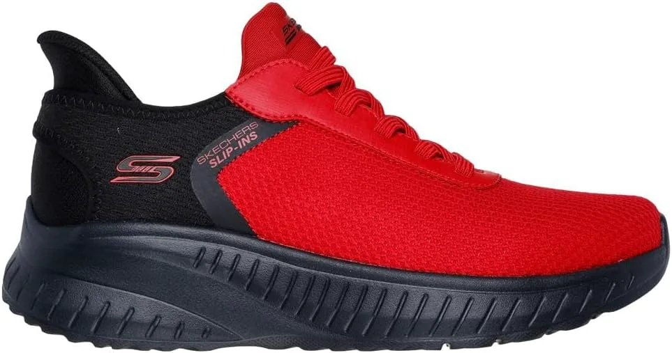 Мужские безшнурковые кроссовки Skechers Bobs Squad Chaos - Balanced Edge, красный — фото 2
