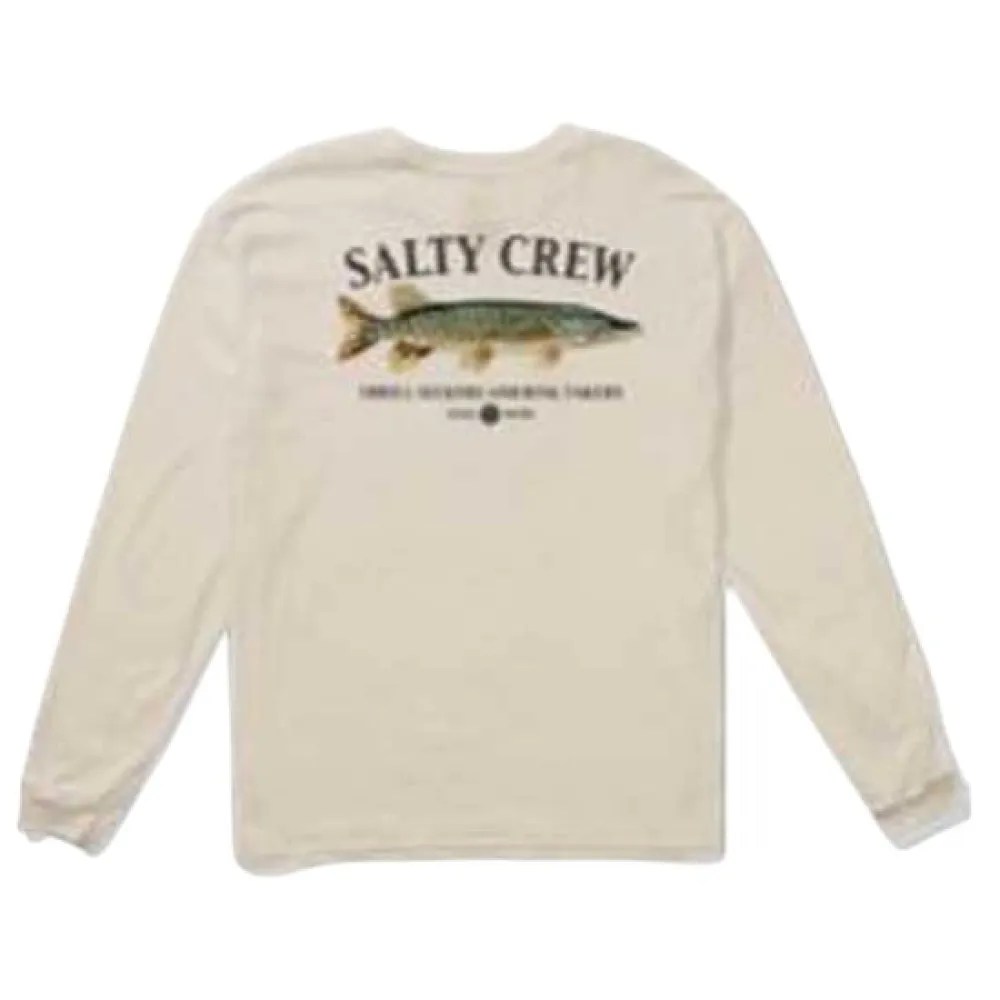 

Футболка с длинным рукавом Salty Crew Euro pike premium, бежевый