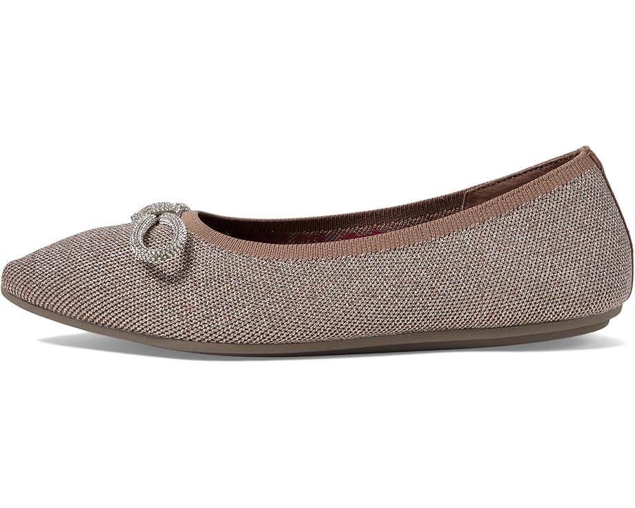 Туфли на плоской подошве SKECHERS Cleo Point - Glitzy Haze, цвет Mocha — фото 4