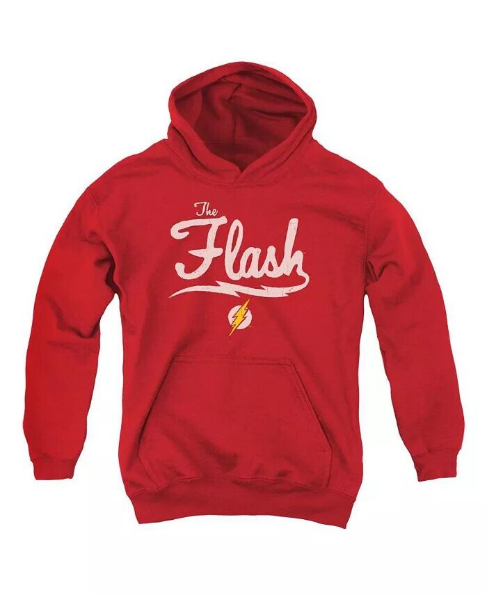 

Толстовка с капюшоном Boys of America Youth Old School Flash Pull Over Justice League, красный