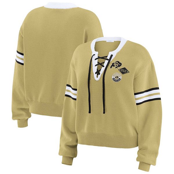 

Женский свитер Colorado Buffaloes с кружевной шнуровкой Wear By Erin Andrews