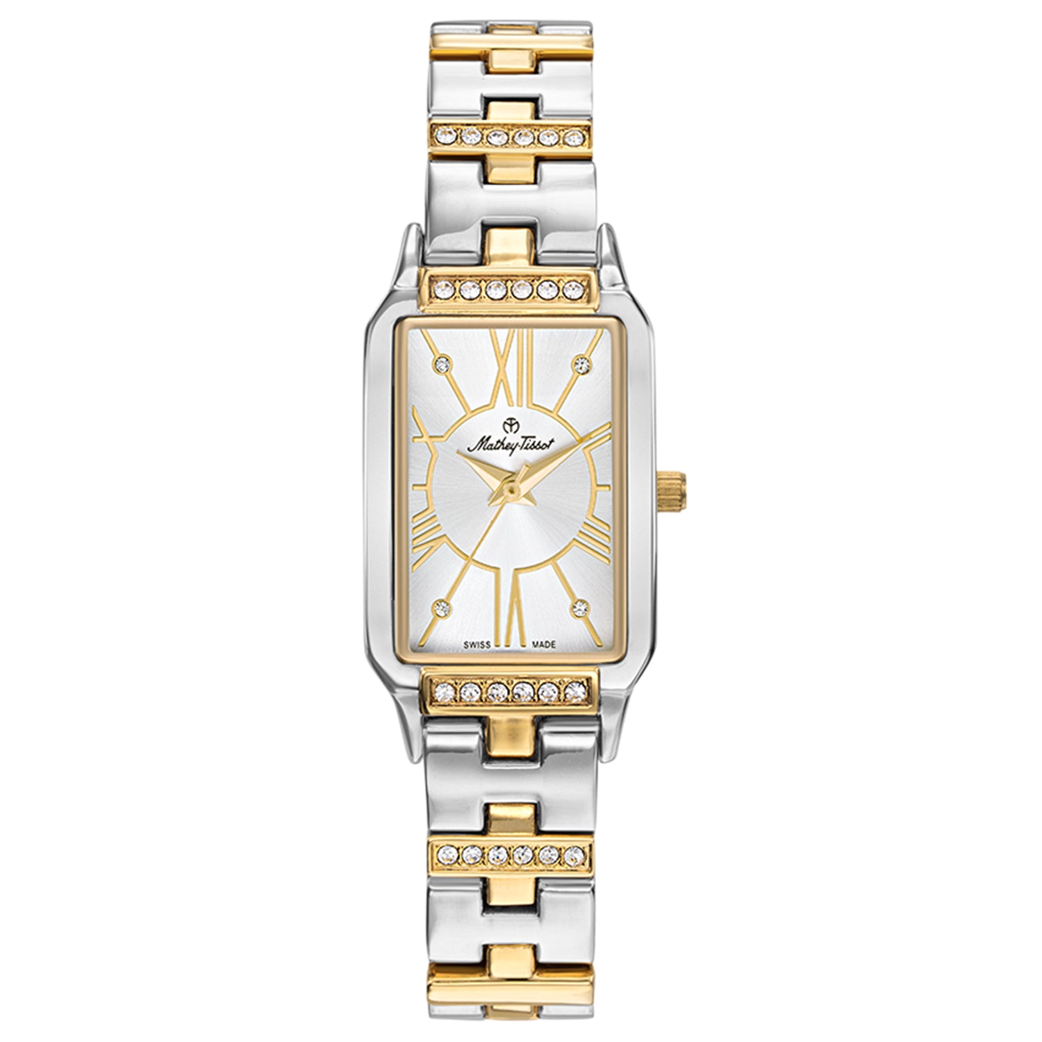 

Женские часы Mathey Tissot с серебряным циферблатом