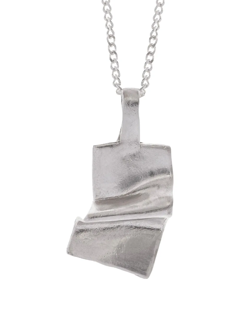 

Кулон-цепочка "Маленькая волна" сложенной формы Angela Lago, серебристый