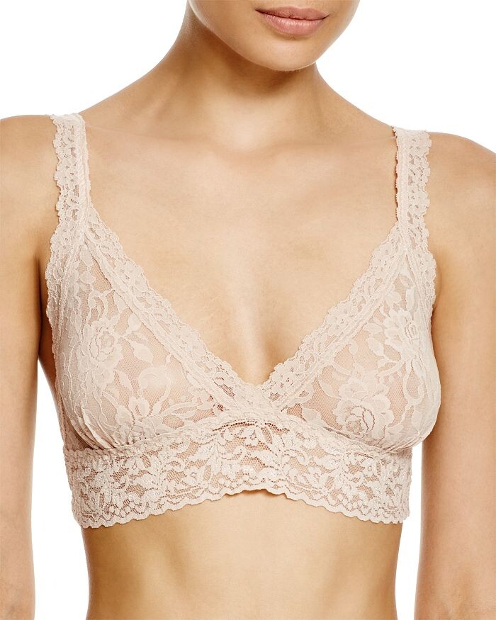 

Фирменный кружевной бюстгальтер без косточек Hanky Panky