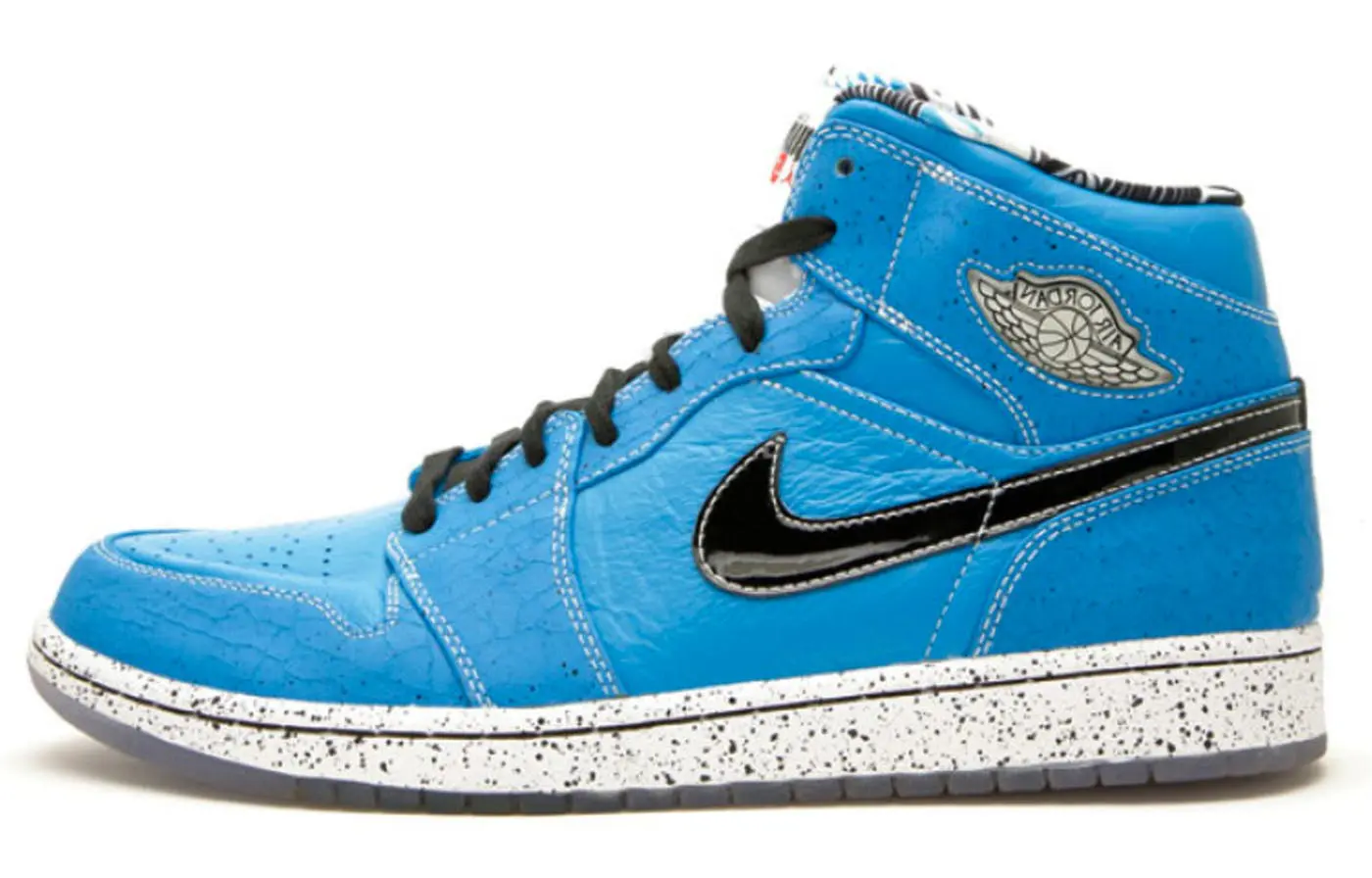 

Кроссовки Jordan Air Jordan 1 Vintage Basketball Mid-top, синий/черный