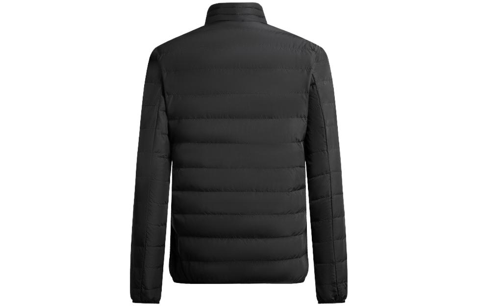 Куртка стёганая с молнией и нашивкой с логотипом EMPORIO ARMANI, черный — фото 4