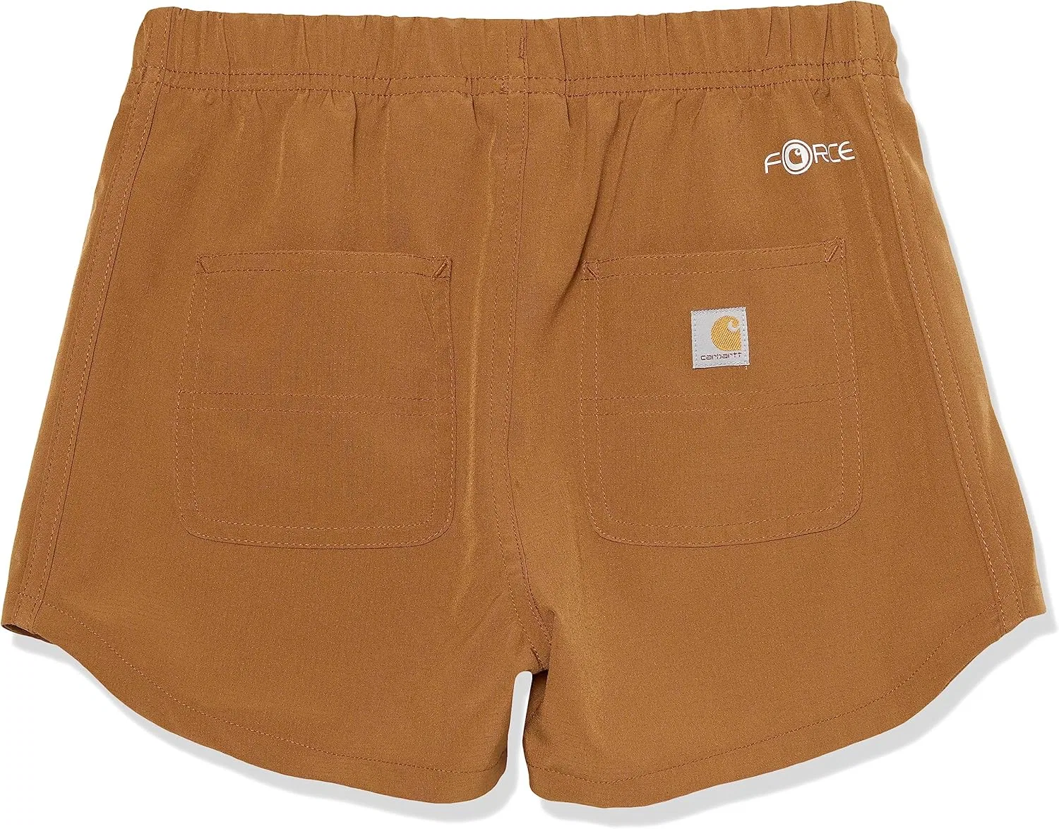 Шорты Carhartt Girls Rugged Flex Ripstop Denim Short, коричневый — фото 2