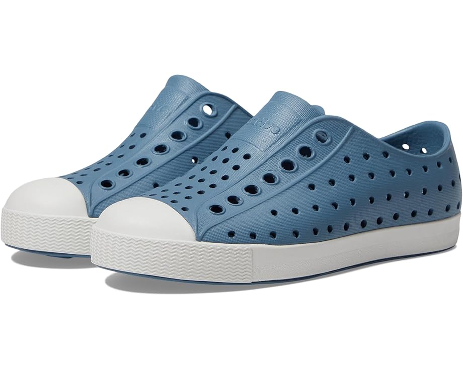 

Кроссовки Native Shoes Kids Jefferson, цвет Oasis Blue/Shell White