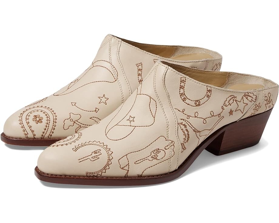 

Туфли Free People New Frontier Western Mule, цвет Bone