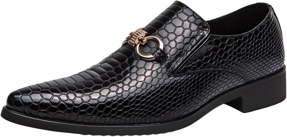 

Мужские лоферы Santimon, кожаные туфли без шнурков, повседневные, для вечернего выхода, модные, для свадьбы и выпускного, черный