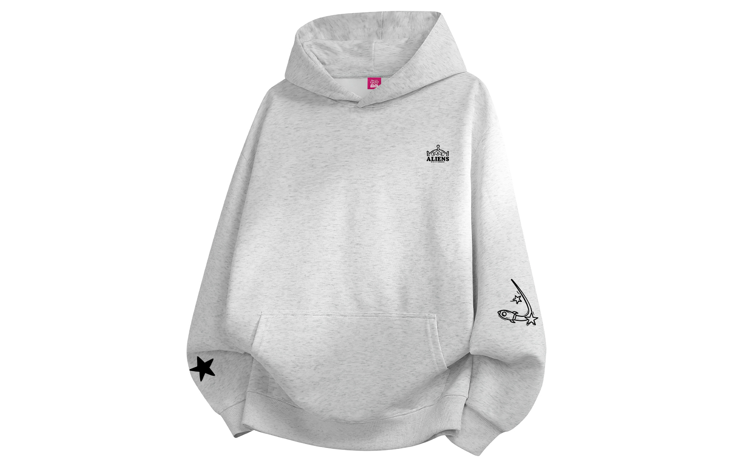 

ТТолстовки Unisex с капюшоном, утепленные, Heavyweight Disney, 花灰色【加绒加厚】