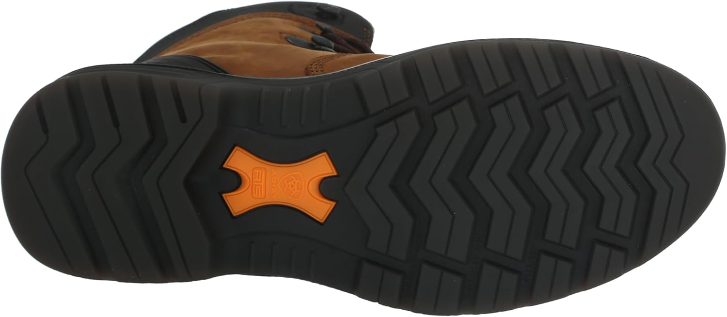 Мужские Ботинки ARIAT MNS Turbo Outlaw 8 CSA H2O Ins Ct коричневые для пожарной безопасности — фото 4