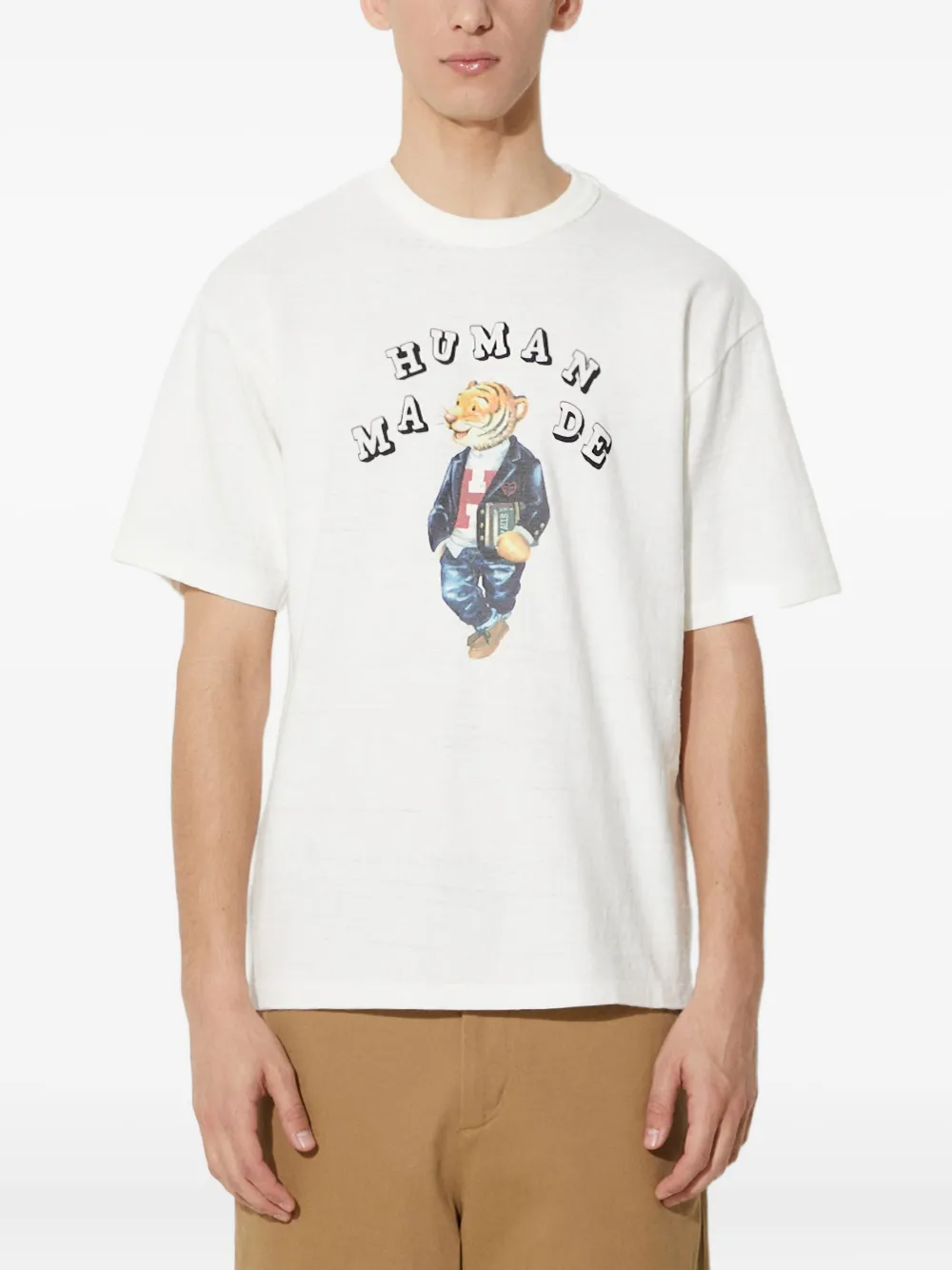

Футболка с принтом Human Made, белый