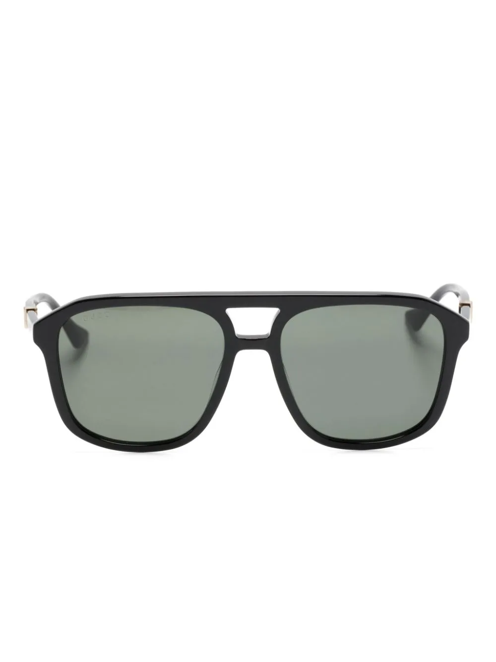 

Солнцезащитные очки с отделкой Web Gucci Eyewear, черный