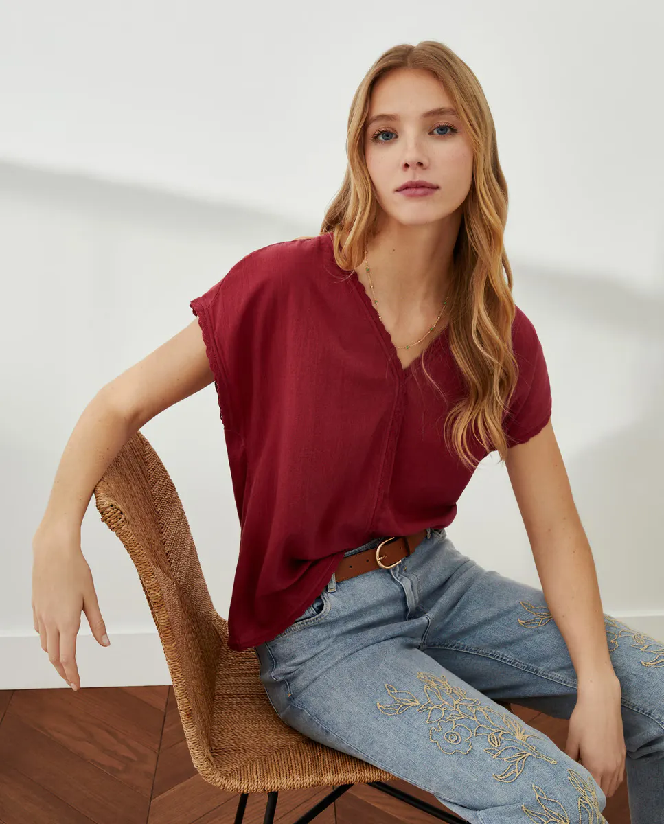 

Футболка женская без рукавов Southern Cotton, лиловый