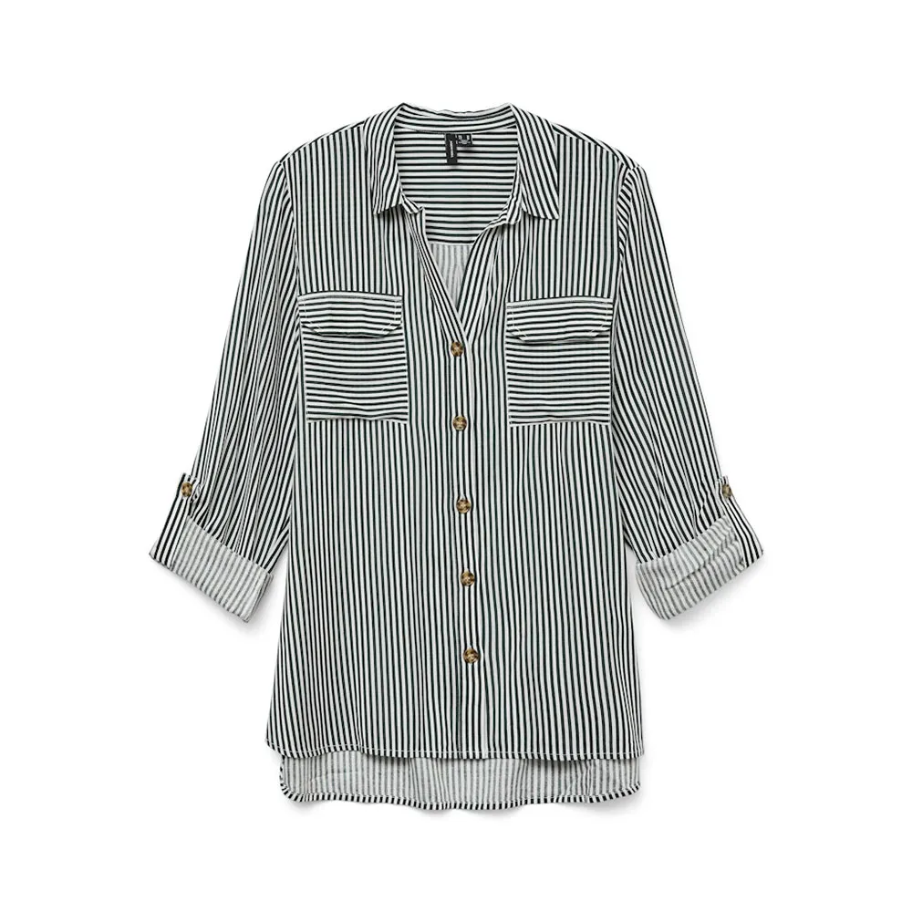 

Рубашка с длинным рукавом Vero Moda Bumpy, серый