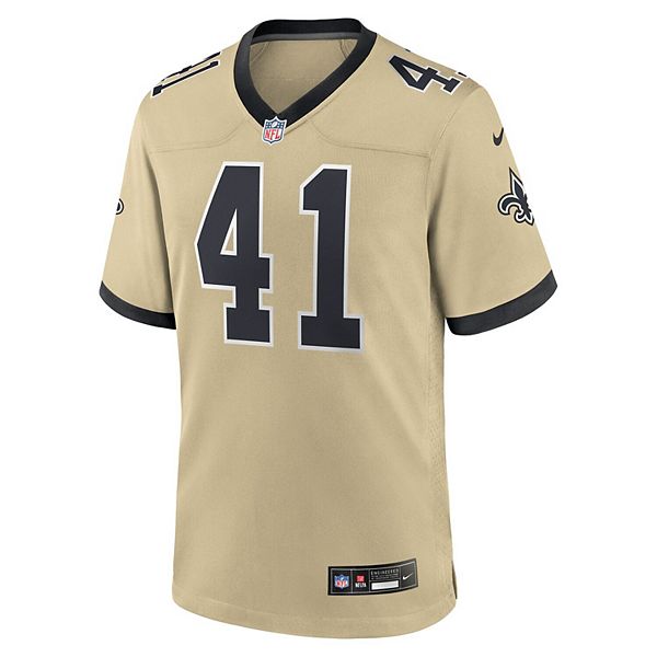 Футболка Alvin Kamara New Orleans Saints Gameday Golds Alternate Nike — фото 3