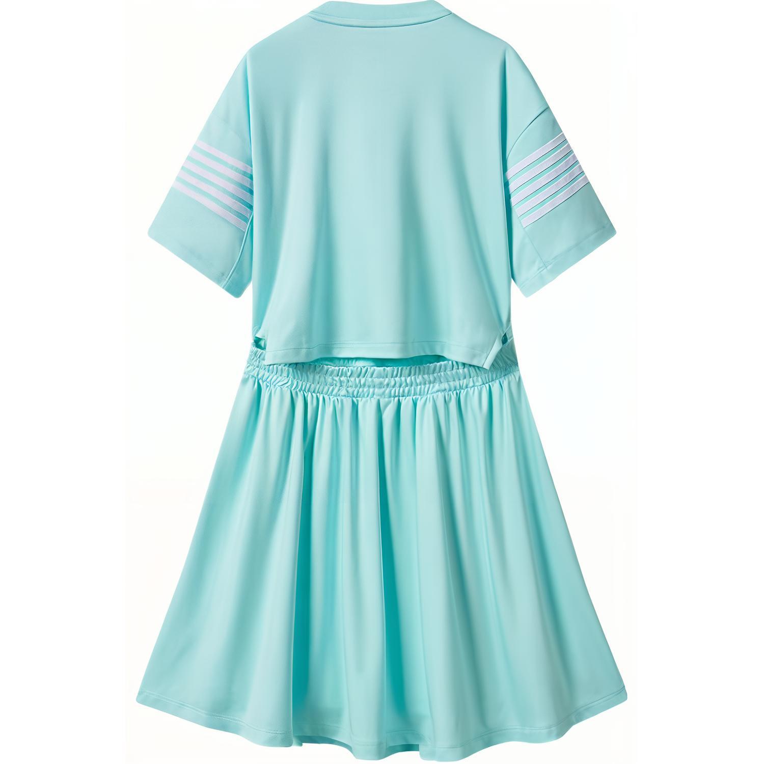 Платье для младших школьников FILA KIDS, Светло-песочный зеленый — фото 3