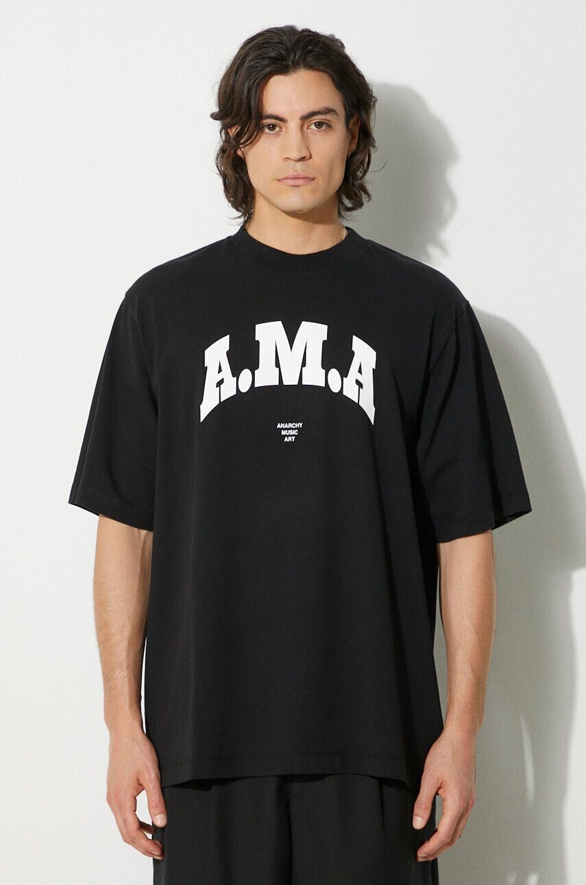 

Хлопковая футболка Ama Over Tee Marcelo Burlon, черный