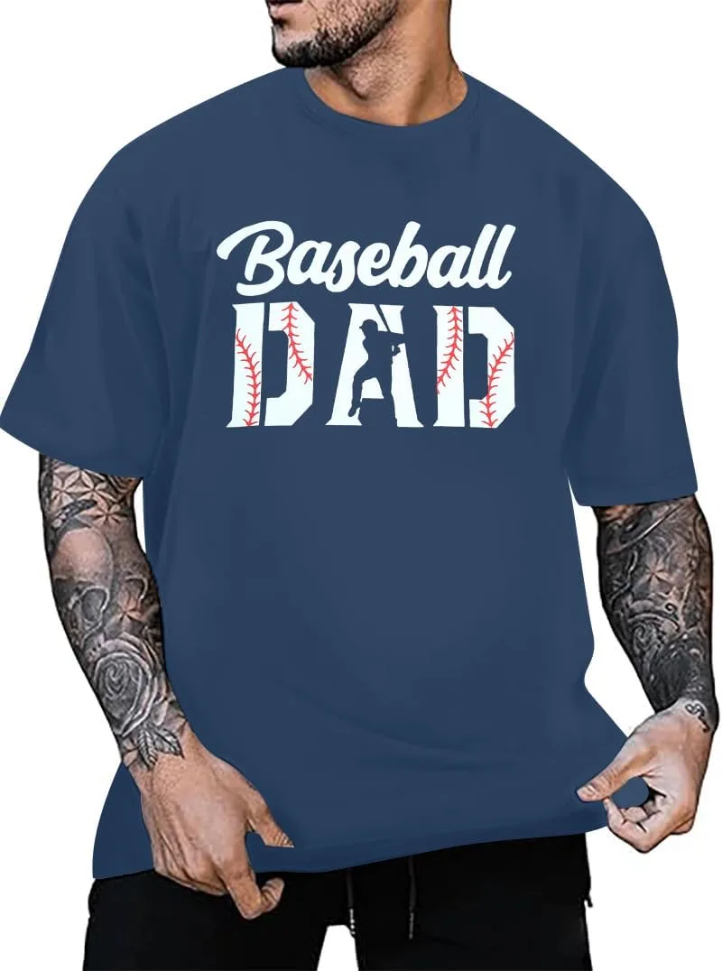 

Футболка Game Day для мужчин: забавная бейсбольная тематика, короткий рукав PNORATM