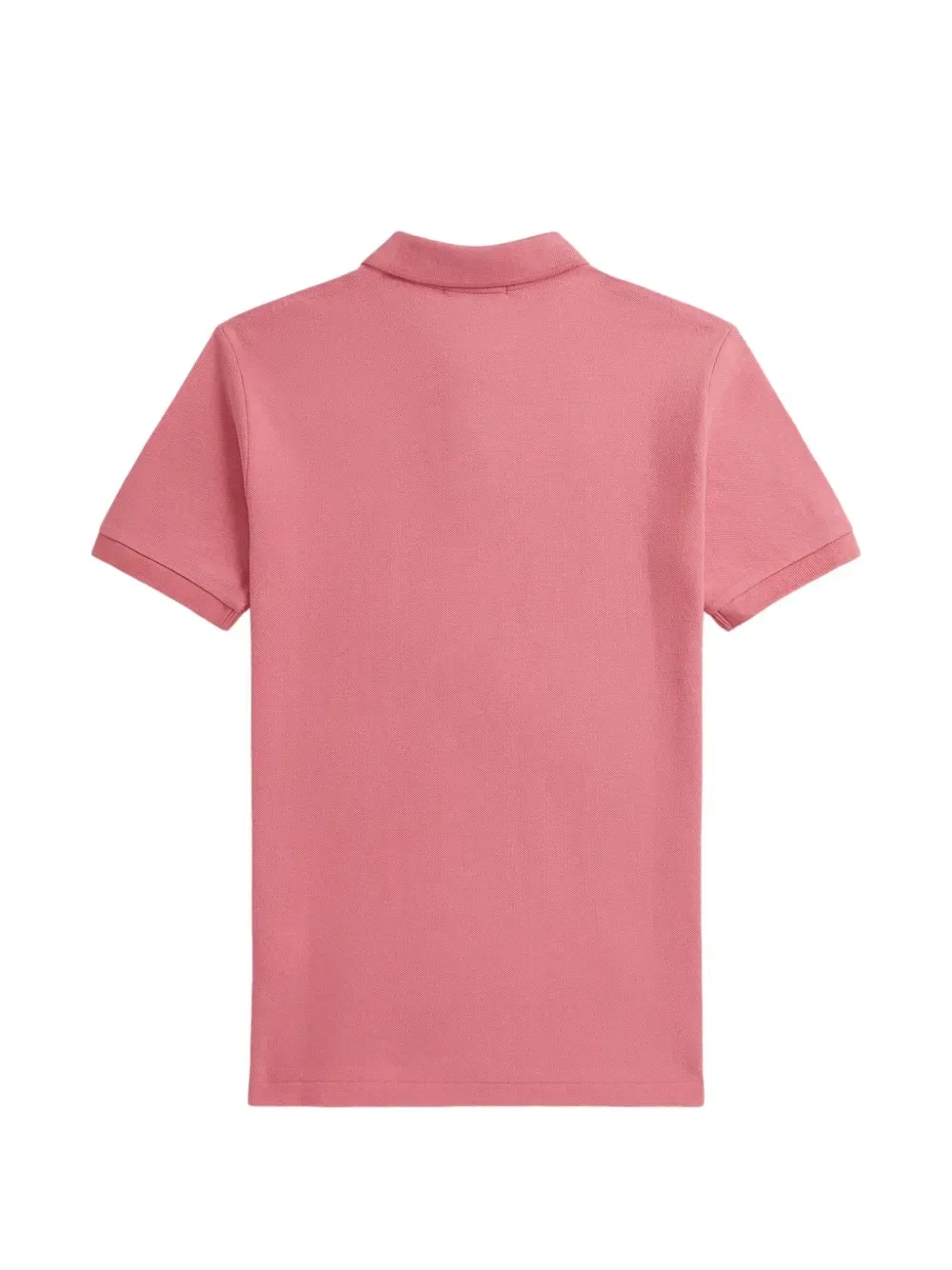 Рубашка-поло из фактурного трикотажа пике с вышитым логотипом Polo Ralph Lauren Kids, розовый — фото 2