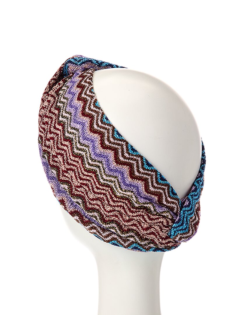 Повязка на голову Missoni, фиолетовый — фото 2