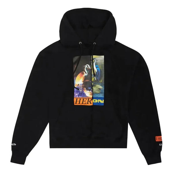 

Толстовка fw21 split herons hoodie 'black' Heron Preston, черный