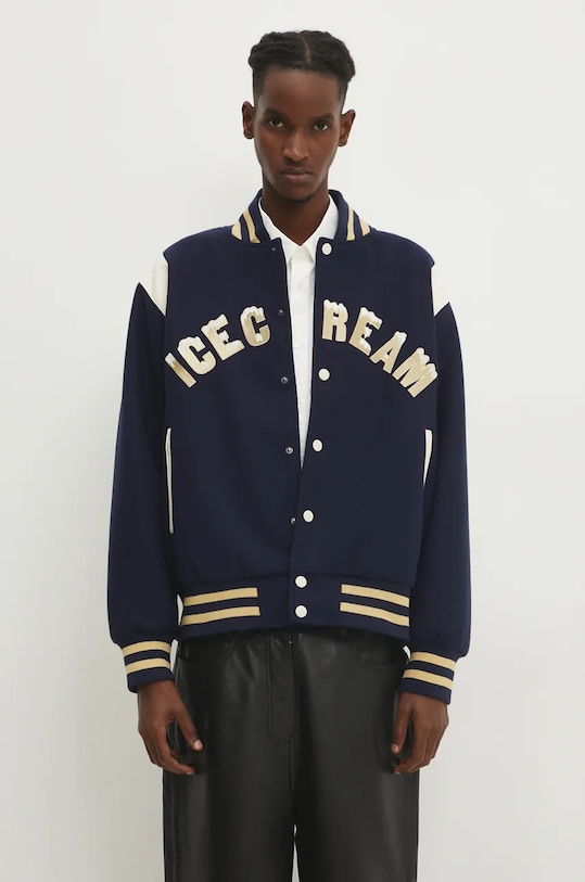 

Мороженое куртка бомбер Drippy Varsity Jacket Icecream, темно-синий