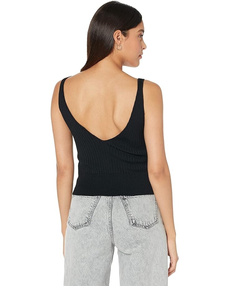

Топ line and dot Lynn Sweater Tank Top, черный