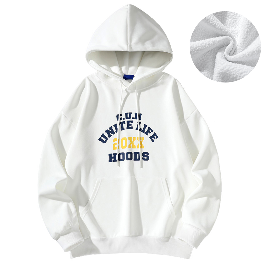 

Осенне-зимняя теплая толстовка унисекс Unite Life HOODS, хаки
