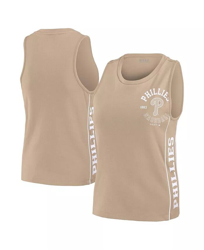

Женская майка-топ Philadelphia Phillies Tan Tonal WEAR by Erin Andrews