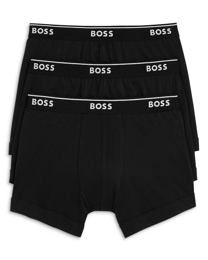

Классические хлопковые боксеры BOSS, 3 шт, черный