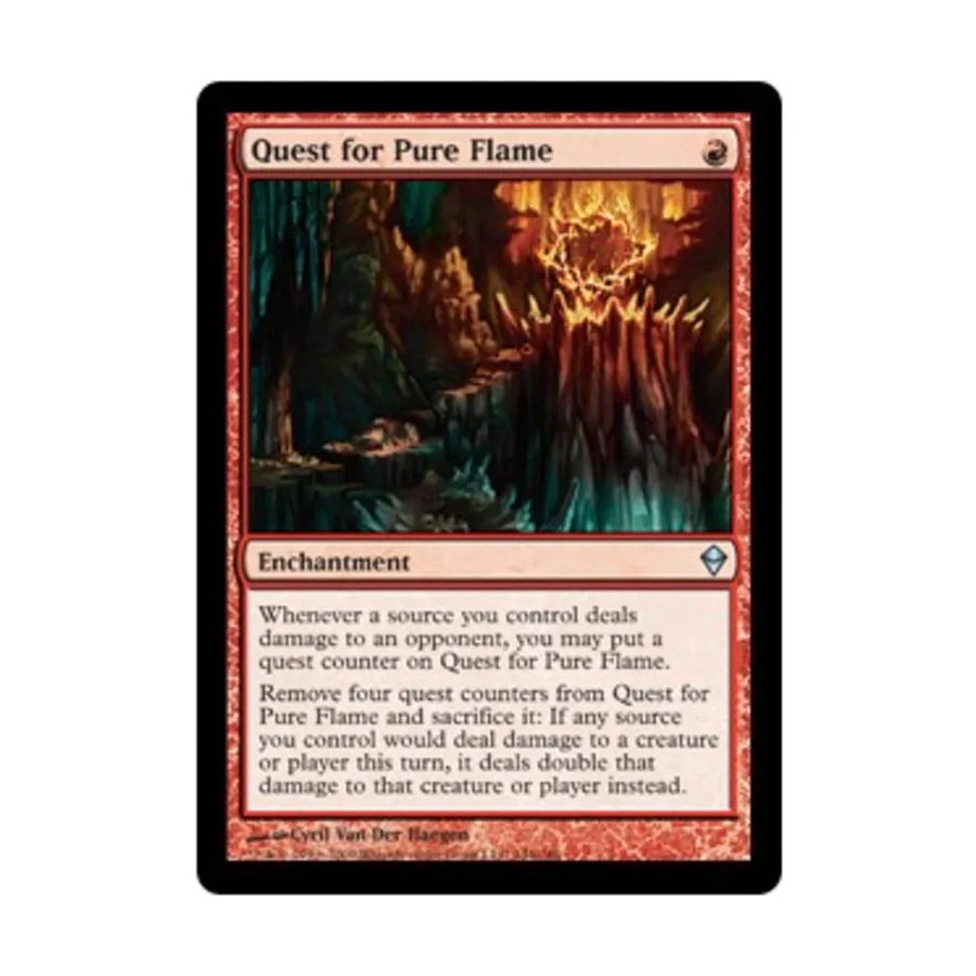 

CCG В поисках чистого пламени (U), MTG - Zendikar