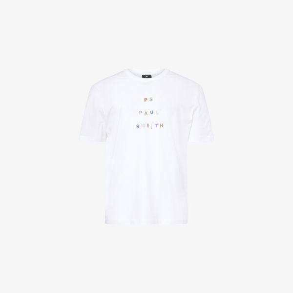 

Футболка Ps By Paul Smith с полосками в рубчик, белый