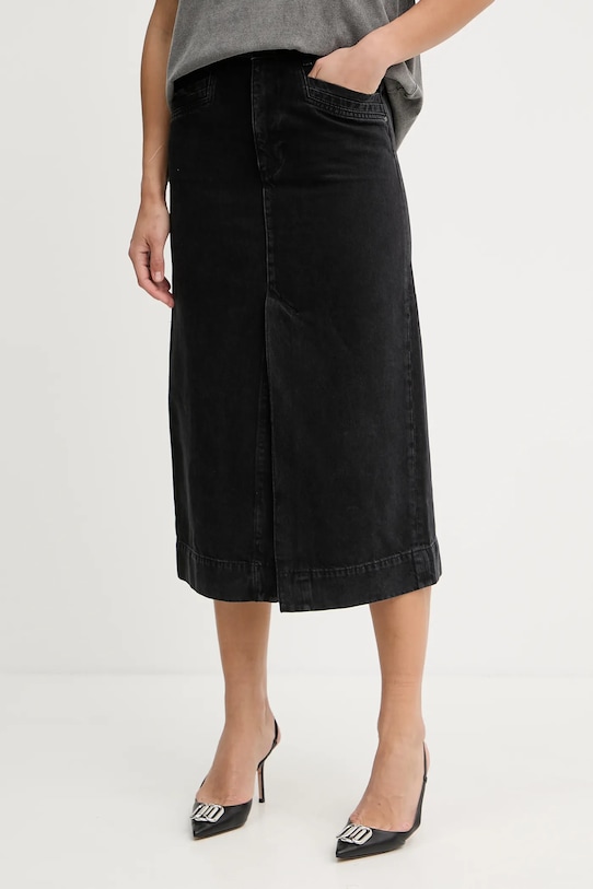 

Джинсовая юбка Boss, черный