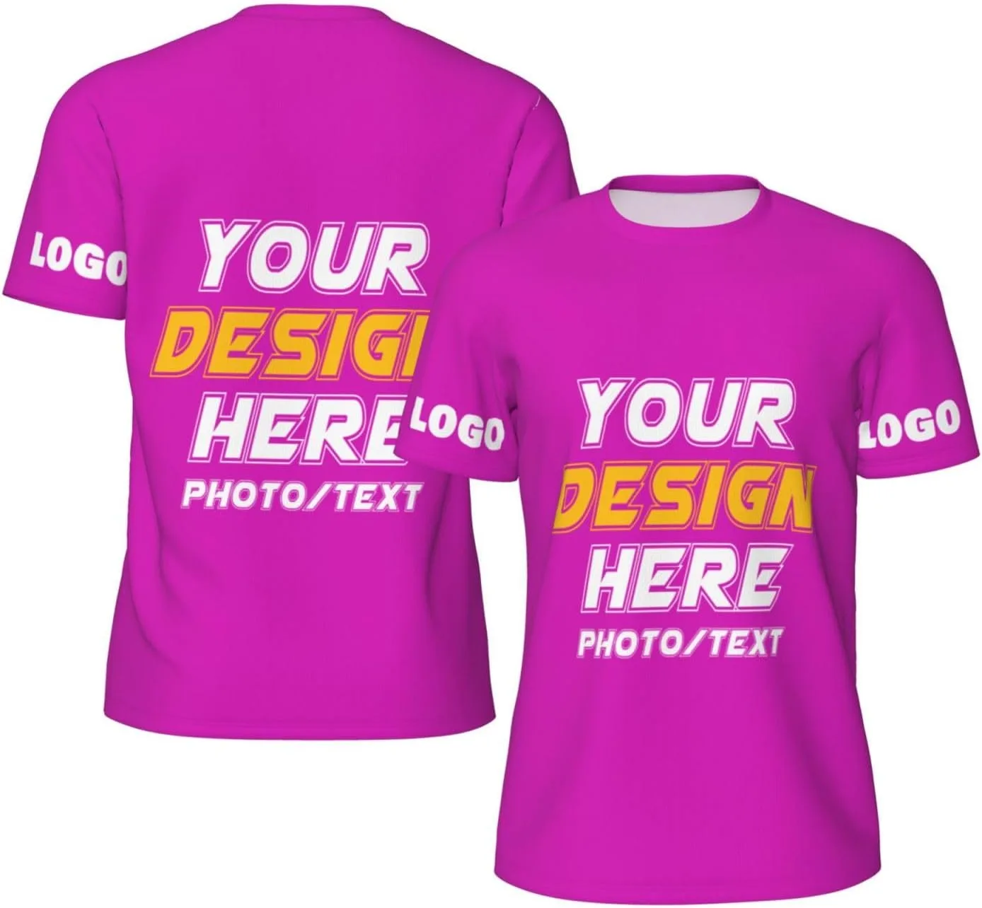 

Футболка Custom с нанесением текста и логотипа