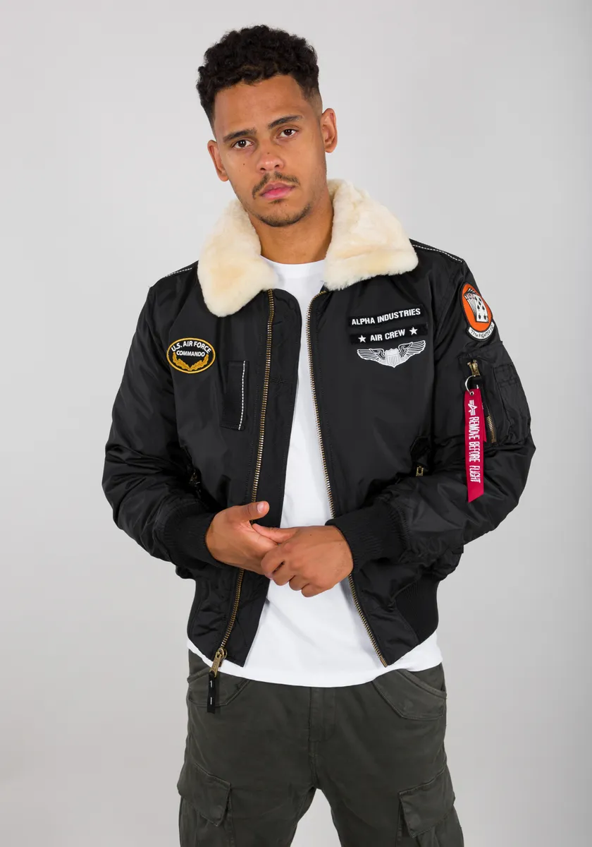 

Куртка-бомбер Alpha Industries " Alpha Industries Мужчины - Куртки-бомберы Injector III Air Force", черный