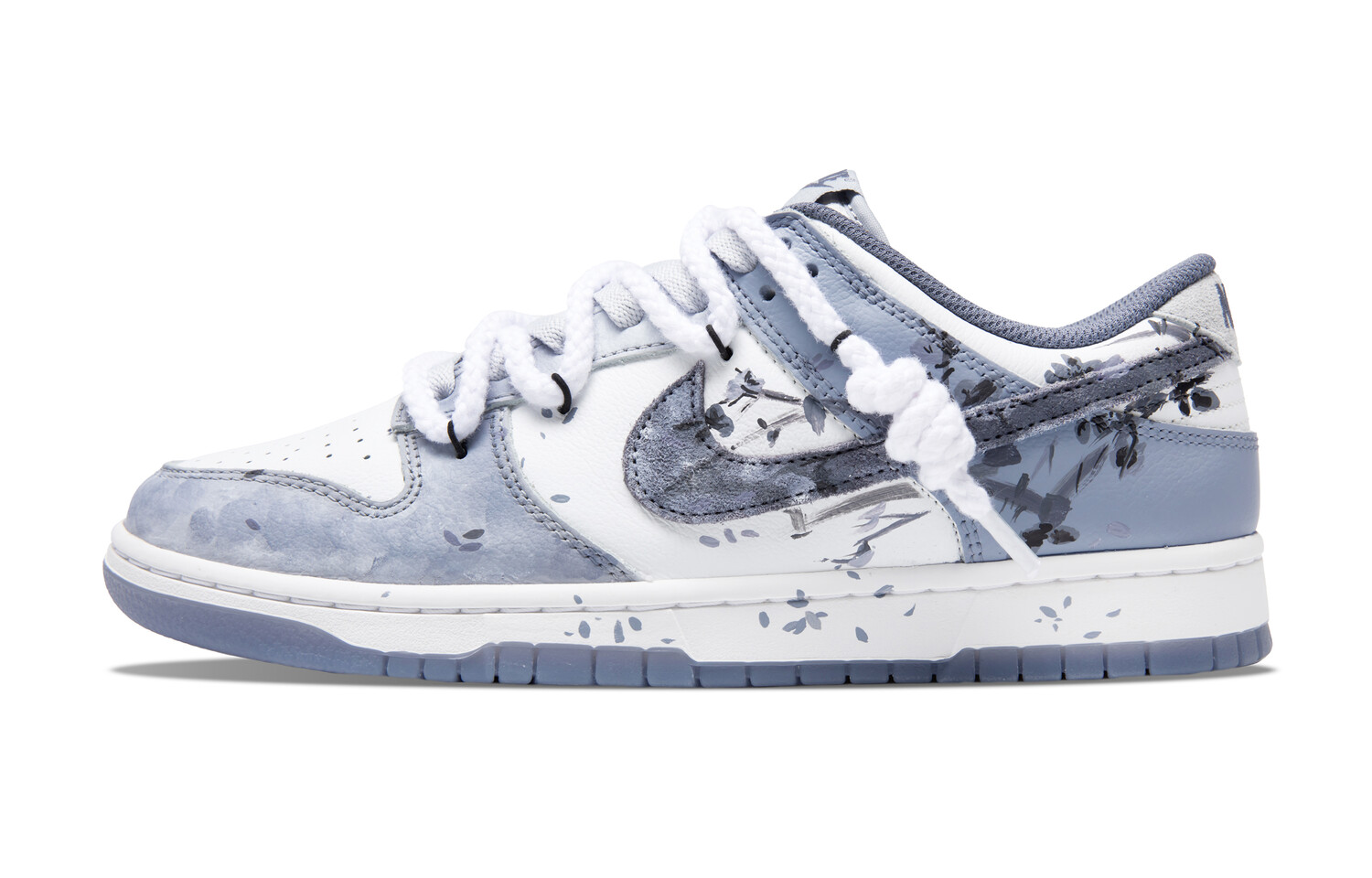 

Кроссовки Nike Dunk Skateboarding Shoes Men Low-top White/blue, голубой, Синий, Кроссовки Nike Dunk Skateboarding Shoes Men Low-top White/blue, голубой