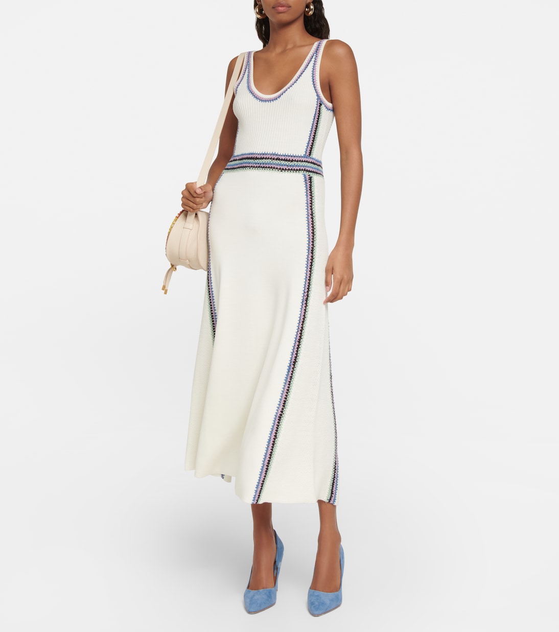 Замшевые туфли Oli Chloé, Shady Cobalt — фото 2