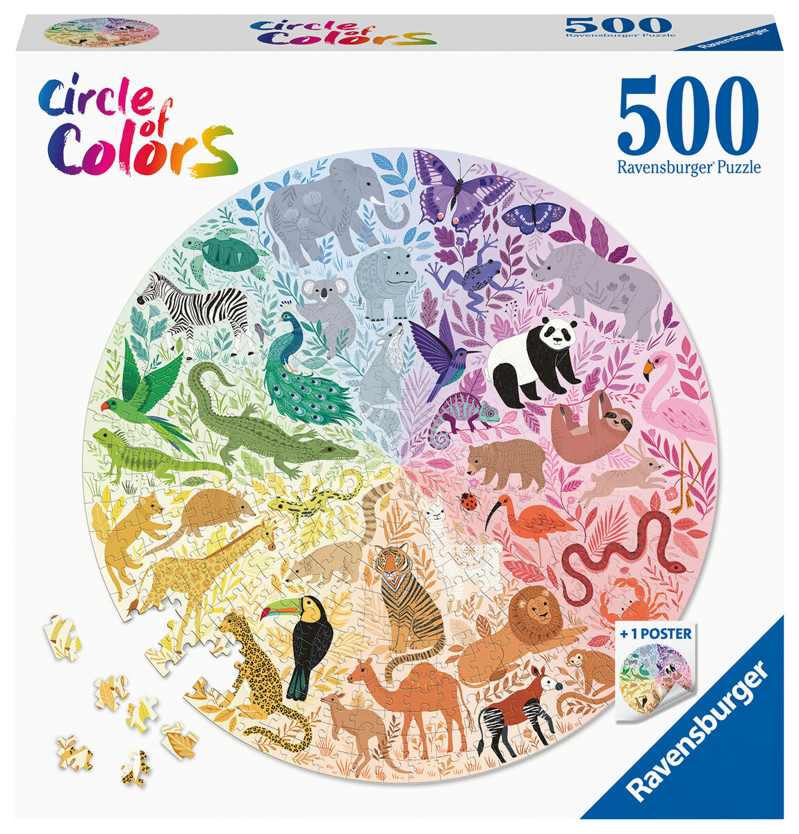 

Равенсбургер, пазл, Цветовая палитра, Десерты, 500 шт. Ravensburger