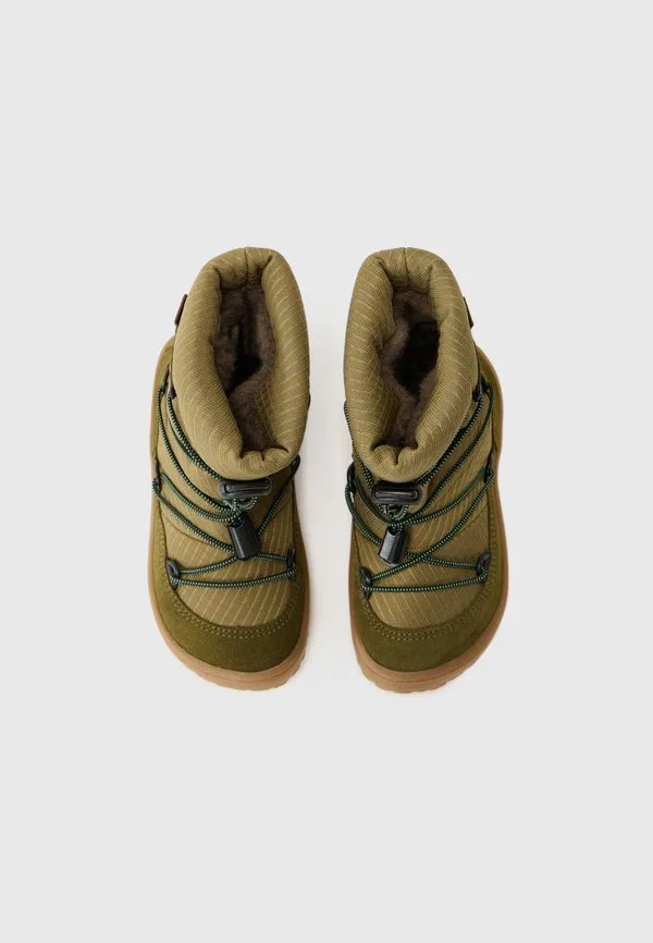 Зимние ботинки barefoot tex track wool Froddo, Olive — фото 4