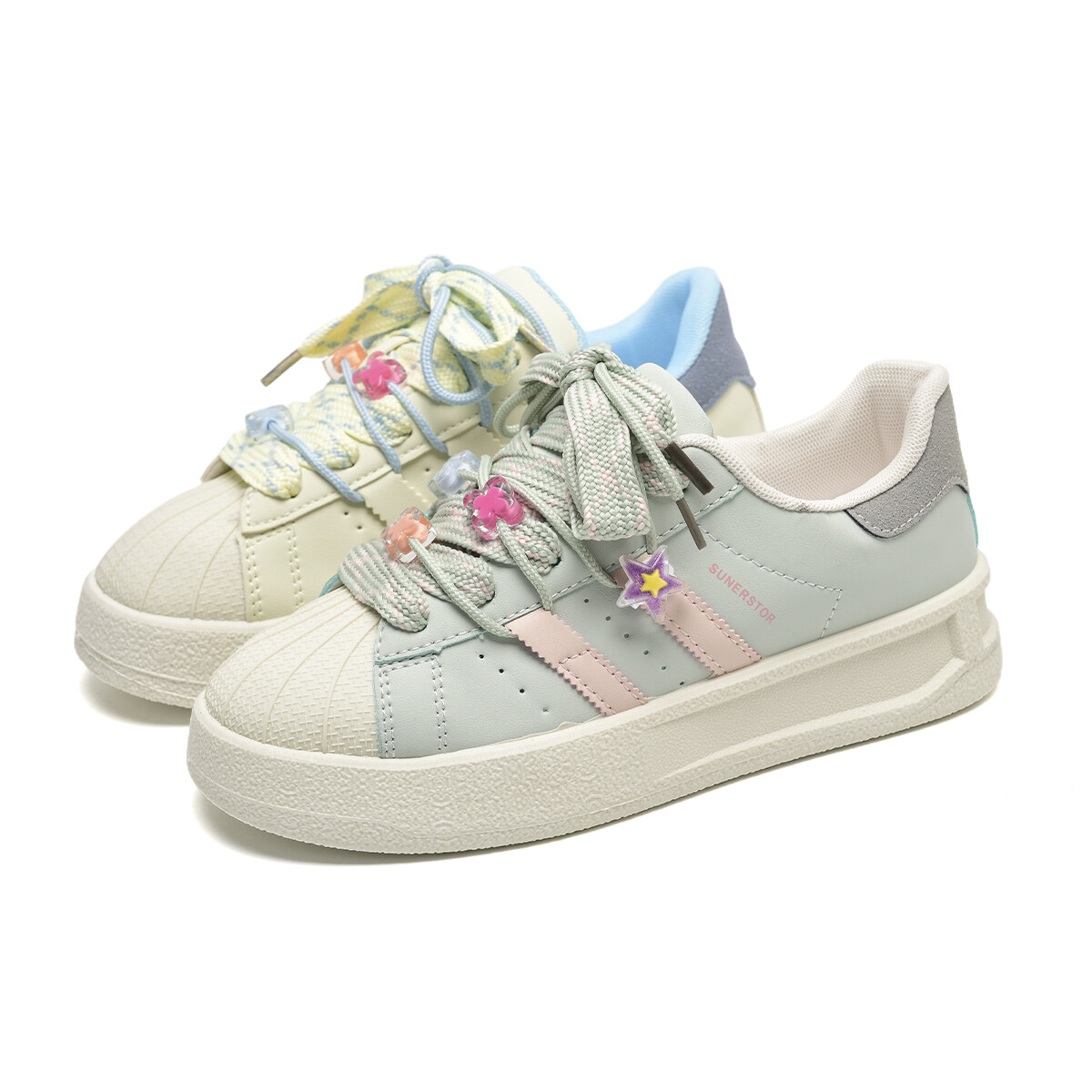 

Кроссовки OAOQ Skateboarding Shoes Women's Low-top, цвет Taro Purple