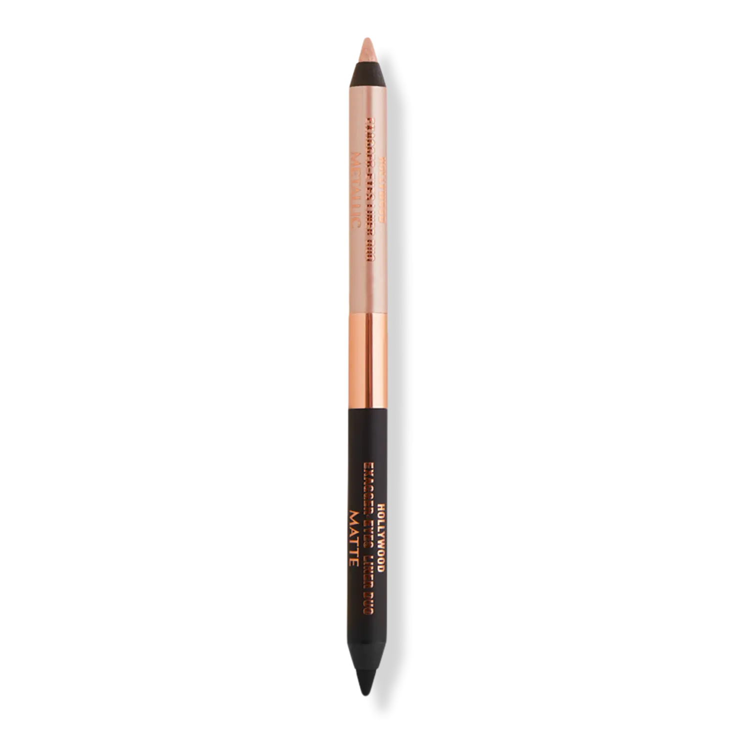 

Матовая и металлическая двусторонняя подводка для глаз Charlotte Tilbury, Hollywood Exagger-Eyes (metallic champagne & matte black)